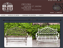 Tablet Screenshot of mon-jardin-ma-deco.com